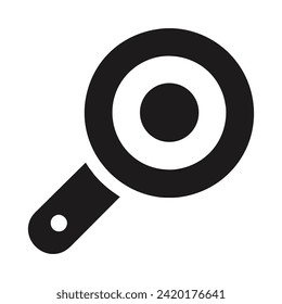 Magnifying glass icon vector symbol design