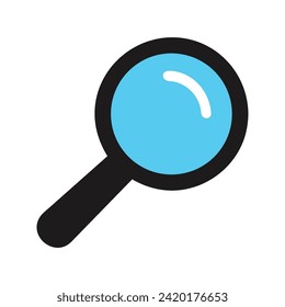 Magnifying glass icon vector symbol design