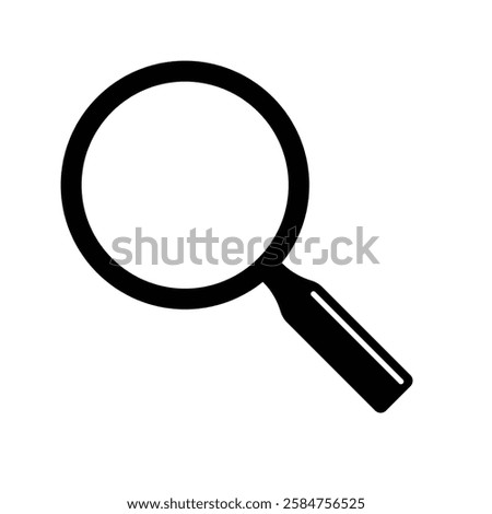 Magnifying glass icon, vector, symbol, Search Icon, vector, Zoom symbol, zoom lens sign, search symbol for web icons flat vector illustration.