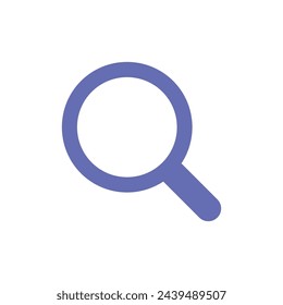 Magnifying Glass Icon Vector Template Illustration Design