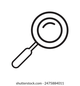 magnifying glass icon, vector icon for web and app uses