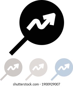 Magnifying glass icon for websites and presentations