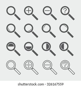 Magnifying Glass Icons