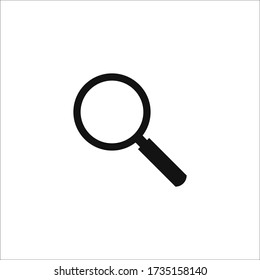 Magnifying glass icon.Search icon.Lupe symbol