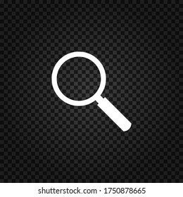 Magnifying glass icon.Search icon.Lupe symbol
