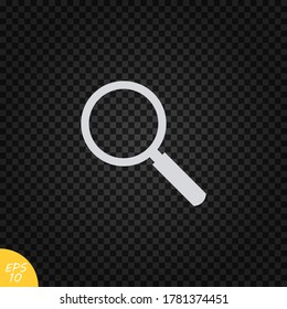 Magnifying glass icon.Search icon.Lupe symbol