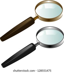 magnifying glass illustration