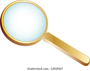 Magnifying glass illustration