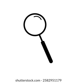 magnifying glass illustration design template