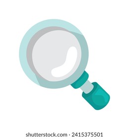 Magnifying glass illustration icon. Vector design