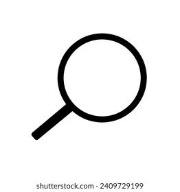 The magnifying glass image is suitable for use as a search icon