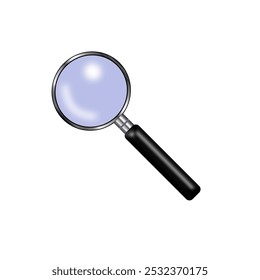 magnifying glass inclined 45 degree