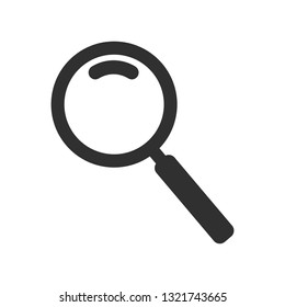 Magnifying glass instrument icon – for stock vector