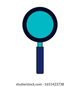 magnifying glass instrument isolated icon vector illustration design