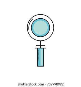 magnifying glass instrument to search information