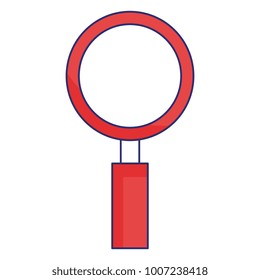 magnifying glass isolated icon