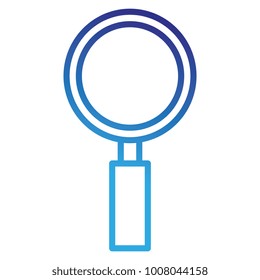 magnifying glass isolated icon