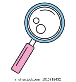 magnifying glass isolated icon