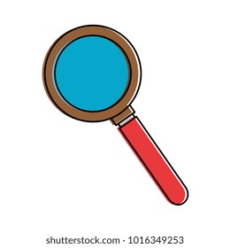 magnifying glass isolated icon