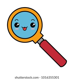 magnifying glass isolated icon