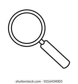 magnifying glass isolated icon