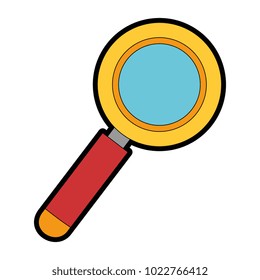 magnifying glass isolated icon