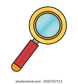 magnifying glass isolated icon