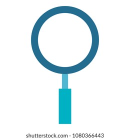magnifying glass isolated icon