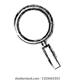 magnifying glass isolated icon