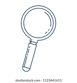 magnifying glass isolated icon