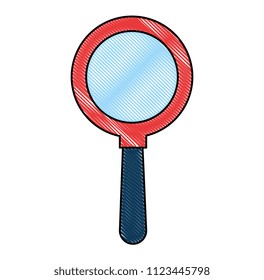 magnifying glass isolated icon
