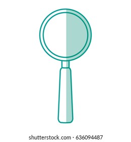 magnifying glass isolated icon