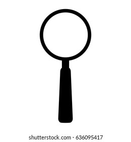 magnifying glass isolated icon