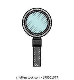 magnifying glass isolated icon