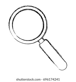 magnifying glass isolated icon