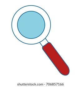 magnifying glass isolated icon