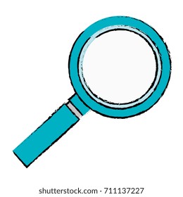 magnifying glass isolated icon