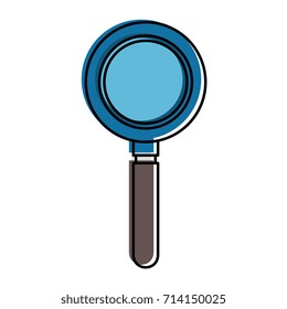 magnifying glass isolated icon