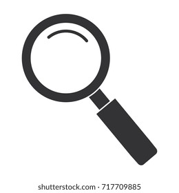 magnifying glass isolated icon