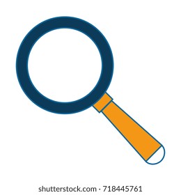 magnifying glass isolated icon