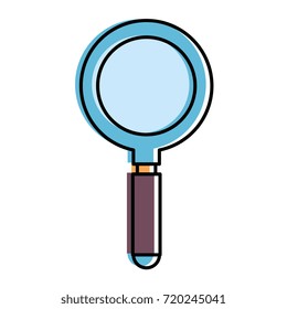 magnifying glass isolated icon