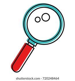 magnifying glass isolated icon