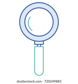 magnifying glass isolated icon