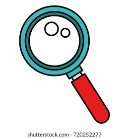 magnifying glass isolated icon