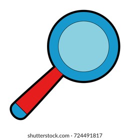 magnifying glass isolated icon