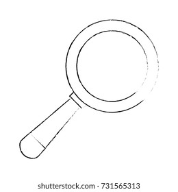 magnifying glass isolated icon