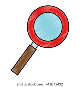 magnifying glass isolated icon