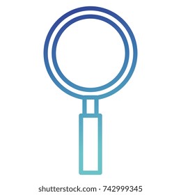 magnifying glass isolated icon