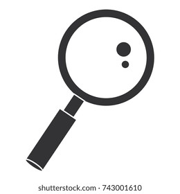 magnifying glass isolated icon