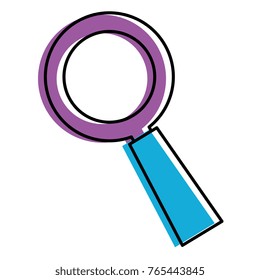 magnifying glass isolated icon